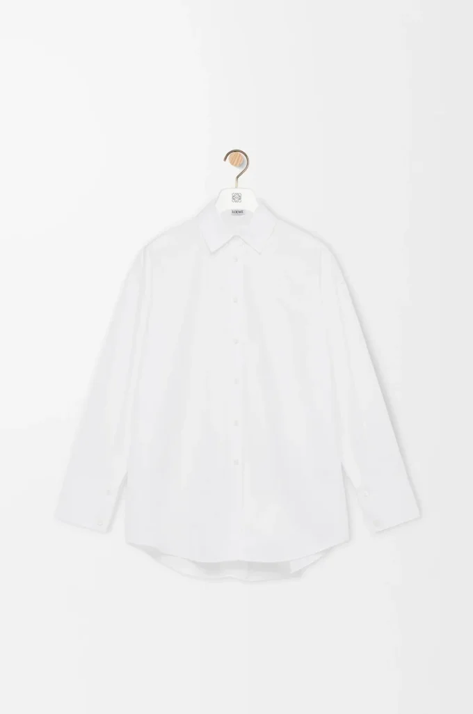 Camisa capa de algodón Blanco Camisa capa de algodón Blanco