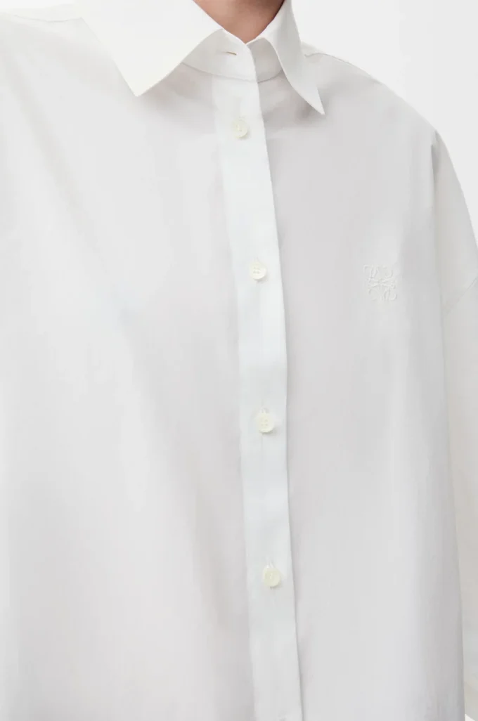 Camisa capa de algodón Blanco Camisa capa de algodón Blanco