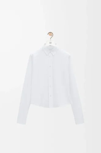 Camisa de algodón blanco