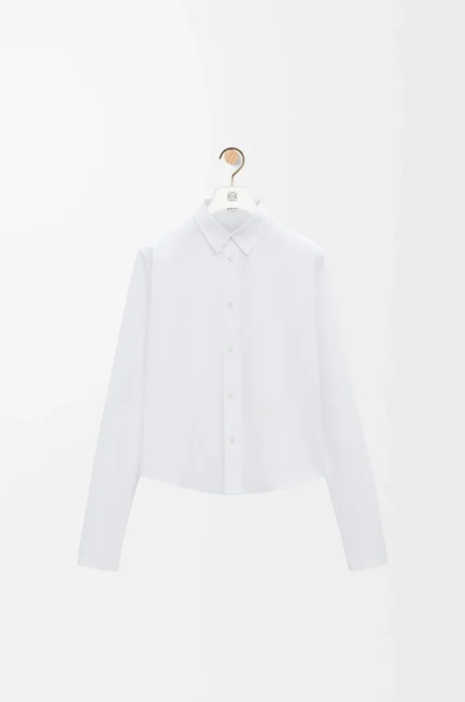 Camisa de algodón blanco Camisa de algodón blanco