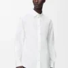 Camisa de algodón blanco Camisa de algodón blanco