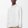 Camisa de algodón blanco Camisa de algodón blanco