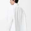 Camisa de algodón blanco Camisa de algodón blanco