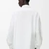 Camisa de algodón blanco Camisa de algodón blanco