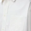 Camisa de algodón blanco Camisa de algodón blanco