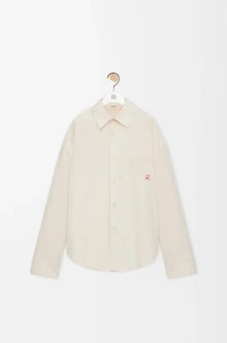 Camisa de algodón crudo