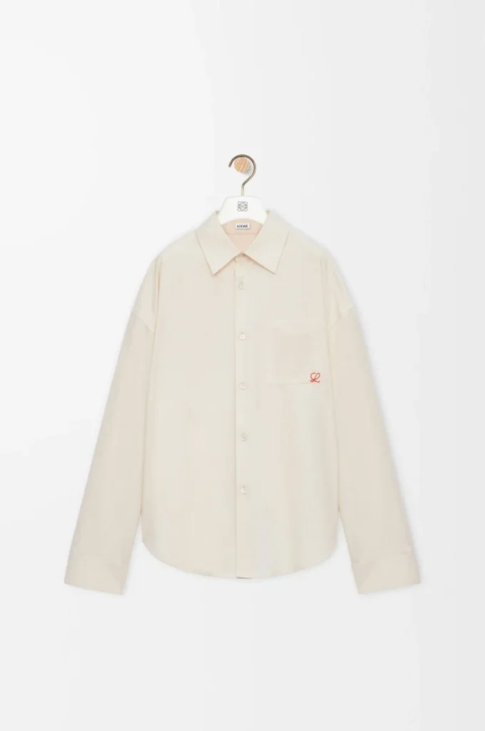 Camisa de algodón crudo Camisa de algodón crudo