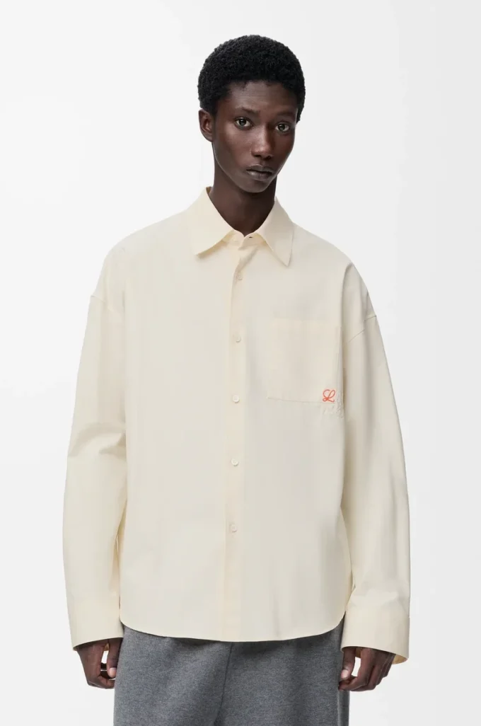 Camisa de algodón crudo Camisa de algodón crudo