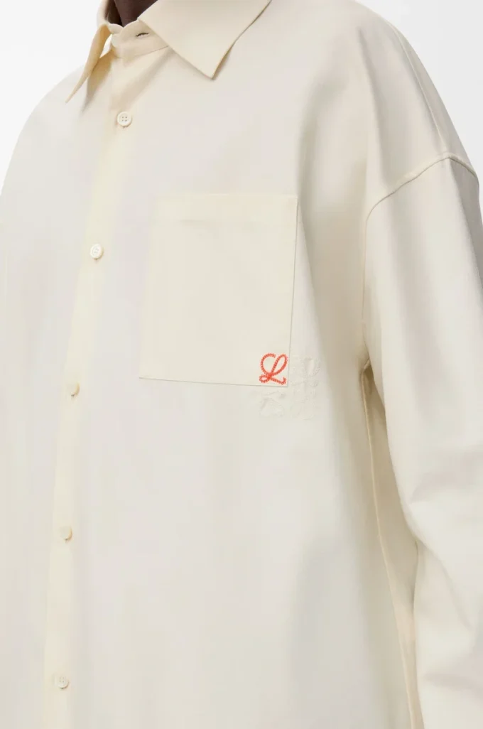 Camisa de algodón crudo Camisa de algodón crudo