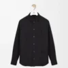 Camisa de algodón negro Camisa de algodón negro