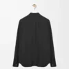Camisa de algodón negro Camisa de algodón negro