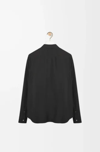 Camisa de algodón negro