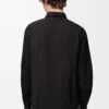 Camisa de algodón negro Camisa de algodón negro