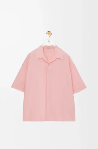 Camisa de manga corta de lana Coral