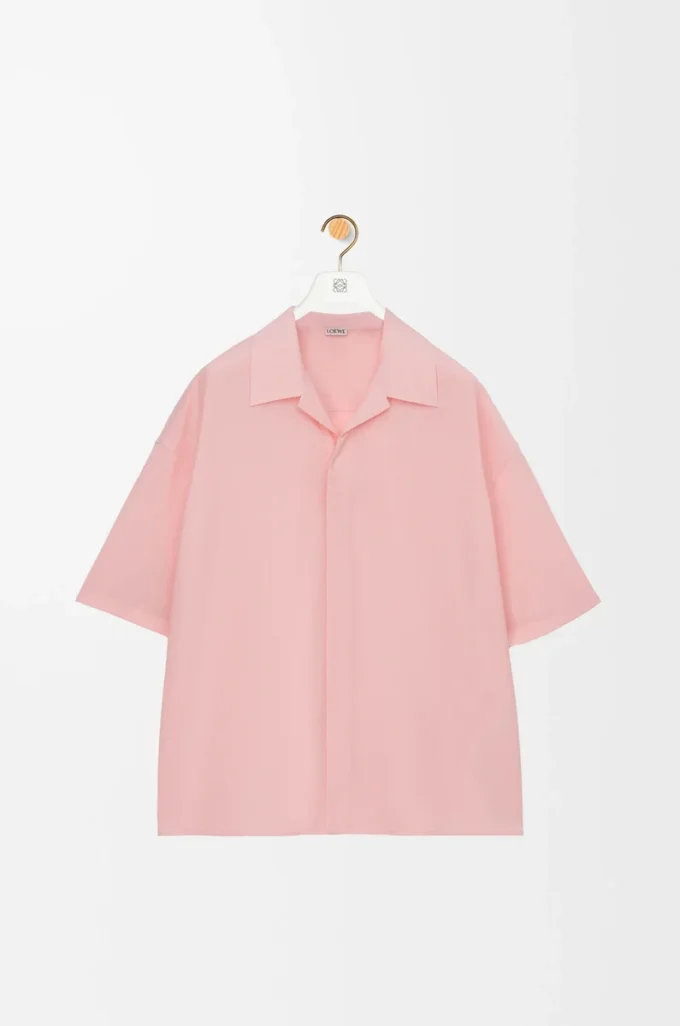 Camisa de manga corta de lana Coral Camisa de manga corta de lana Coral