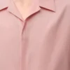 Camisa de manga corta de lana Coral Camisa de manga corta de lana Coral