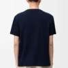 Camiseta de corte holgado en algodón azul marino oscuro Camiseta de corte holgado en algodón azul marino oscuro