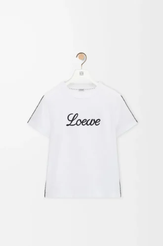 Camiseta de corte holgado en algodón blanco