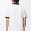 Camiseta de corte holgado en algodón blanco Camiseta de corte holgado en algodón blanco