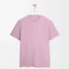 Camiseta de corte holgado en algodón lila. Camiseta de corte holgado en algodón lila.