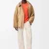 Camiseta de corte holgado en algodón Naranja Camiseta de corte holgado en algodón Naranja