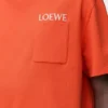 Camiseta de corte holgado en algodón Naranja Camiseta de corte holgado en algodón Naranja