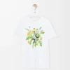 Camiseta deportiva de punto técnico blanco