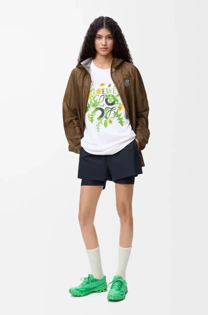 Camiseta deportiva de punto técnico blanco