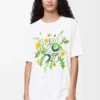 Camiseta deportiva de punto técnico blanco