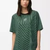 Camiseta deportiva de punto técnico Verde/Negro Camiseta deportiva de punto técnico Verde/Negro