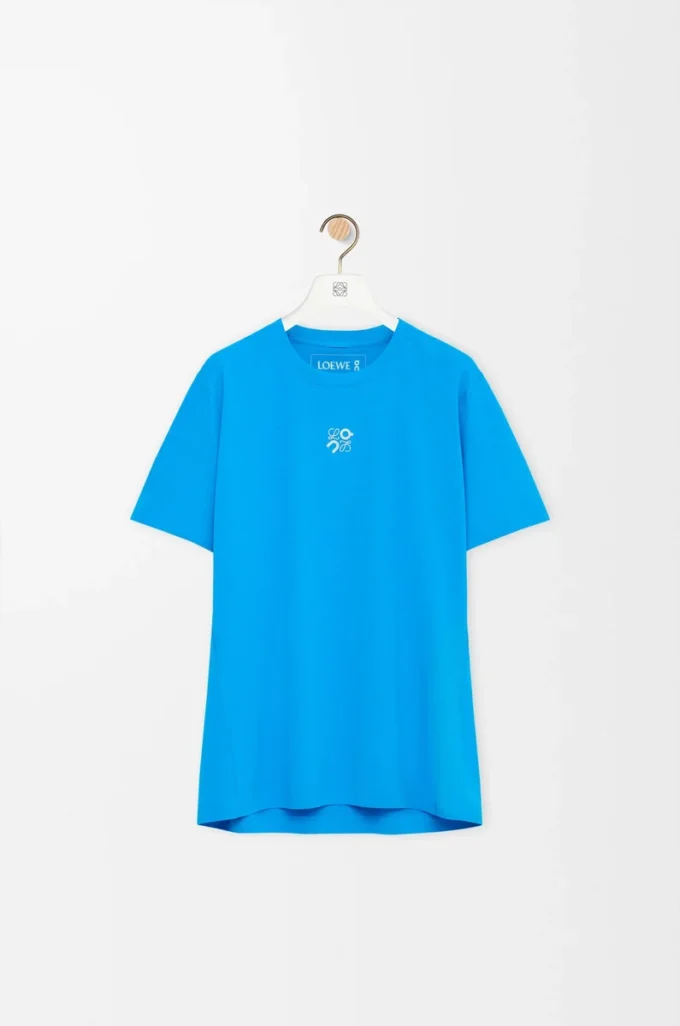 Camiseta deportiva en jersey técnico Azul Camiseta deportiva en jersey técnico Azul