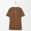 Camiseta deportiva en jersey técnico color toffee Camiseta deportiva en jersey técnico color toffee