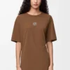 Camiseta deportiva en jersey técnico color toffee Camiseta deportiva en jersey técnico color toffee