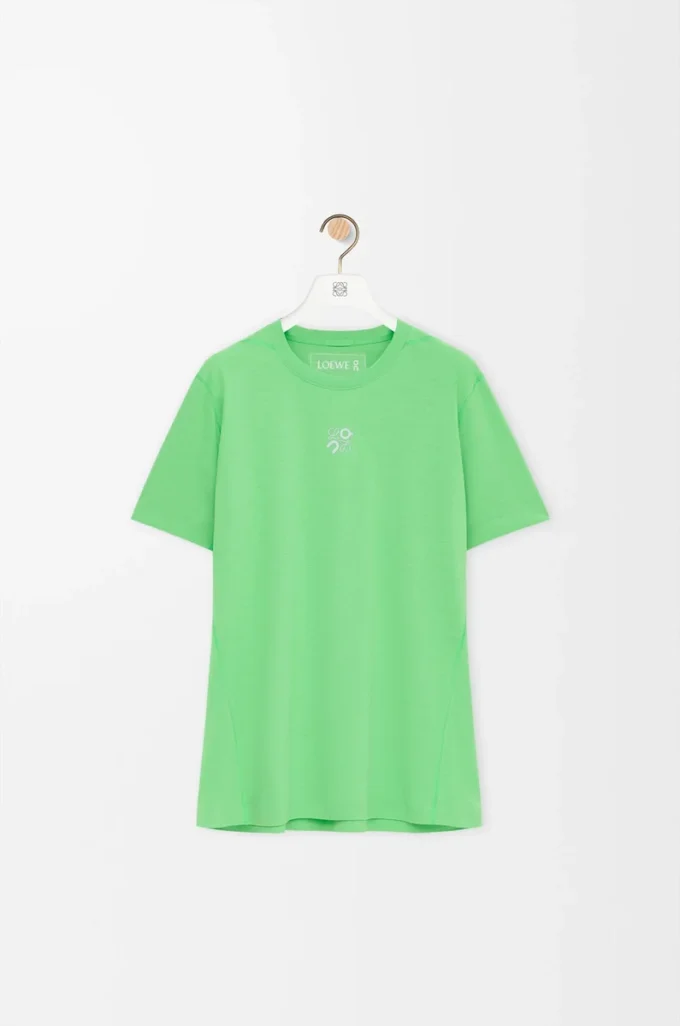Camiseta deportiva en jersey técnico Verde Camiseta deportiva en jersey técnico Verde