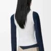 Camiseta sin mangas con anagrama en viscosa elástica Blanca Camiseta sin mangas con anagrama en viscosa elástica Blanca
