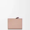 Cartera compacta Puzzle en piel de becerro clásica color Frozen/Burdeos oscuro Cartera compacta Puzzle en piel de becerro clásica color Frozen/Burdeos oscuro