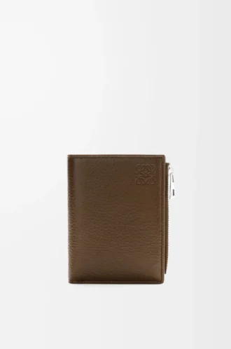 Cartera compacta y delgada en piel de ciervo Tundra