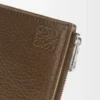 Cartera compacta y delgada en piel de ciervo Tundra