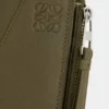 Cartera compacta y delgada Puzzle en piel de becerro clásica Dark Khaki Cartera compacta y delgada Puzzle en piel de becerro clásica Dark Khaki