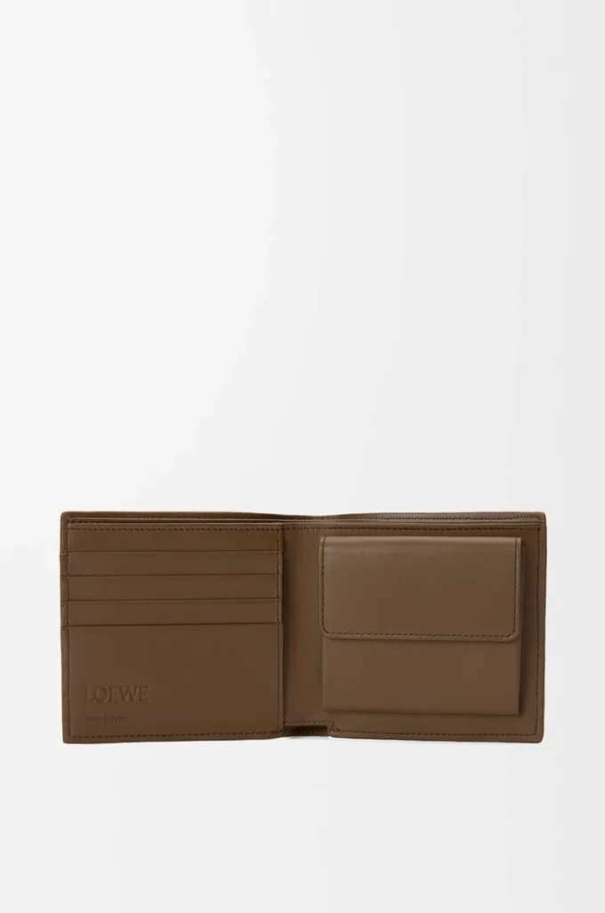 Cartera doble para monedas en piel de ciervo Tundra Cartera doble para monedas en piel de ciervo Tundra
