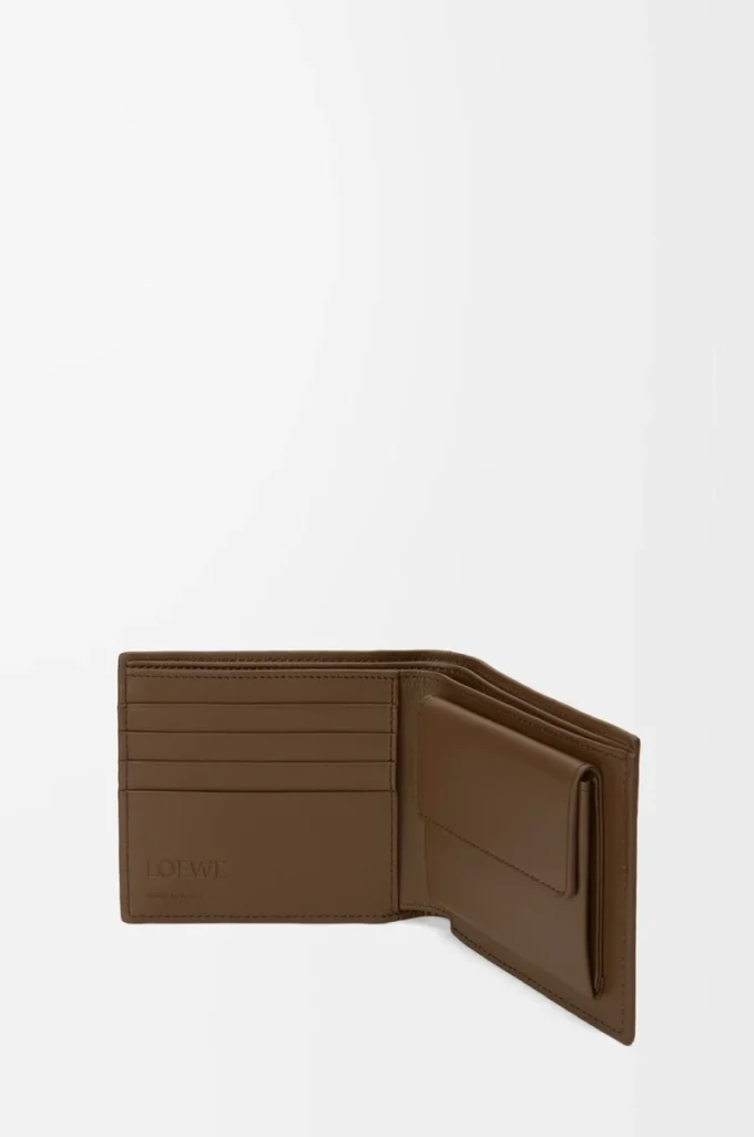 Cartera doble para monedas en piel de ciervo Tundra Cartera doble para monedas en piel de ciervo Tundra