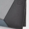 Cartera plegable Puzzle en piel de becerro clásica Gris asfalto/Azul tormenta Cartera plegable Puzzle en piel de becerro clásica Gris asfalto/Azul tormenta