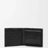 Cartera plegable Puzzle para monedas en piel de becerro clásica. Negro Cartera plegable Puzzle para monedas en piel de becerro clásica. Negro
