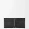 Cartera Puzzle con doble pliegue en piel de becerro clásica negra