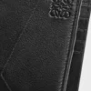 Cartera Puzzle con doble pliegue en piel de becerro clásica negra
