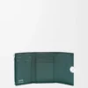 Cartera vertical pequeña Pebble en piel de becerro napa brillante Deep Forest Cartera vertical pequeña Pebble en piel de becerro napa brillante Deep Forest