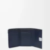 Cartera vertical pequeña Puffer Anagram en piel de becerro napa brillante azul marino oscuro Cartera vertical pequeña Puffer Anagram en piel de becerro napa brillante azul marino oscuro