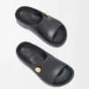 Chanclas Foam Pebble Negro/Dorado Chanclas Foam Pebble Negro/Dorado
