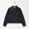 Chaqueta Anagram en denim negro Chaqueta Anagram en denim negro
