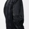 Chaqueta Anagram en denim negro Chaqueta Anagram en denim negro